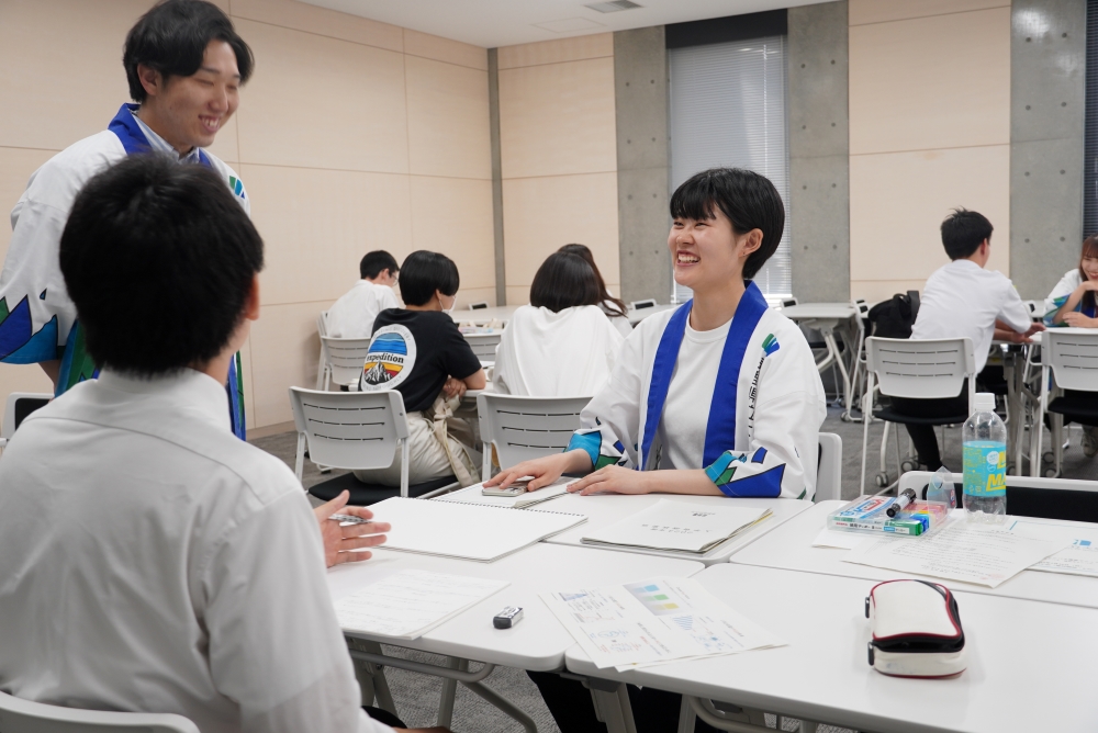 センパイ本音トークの様子