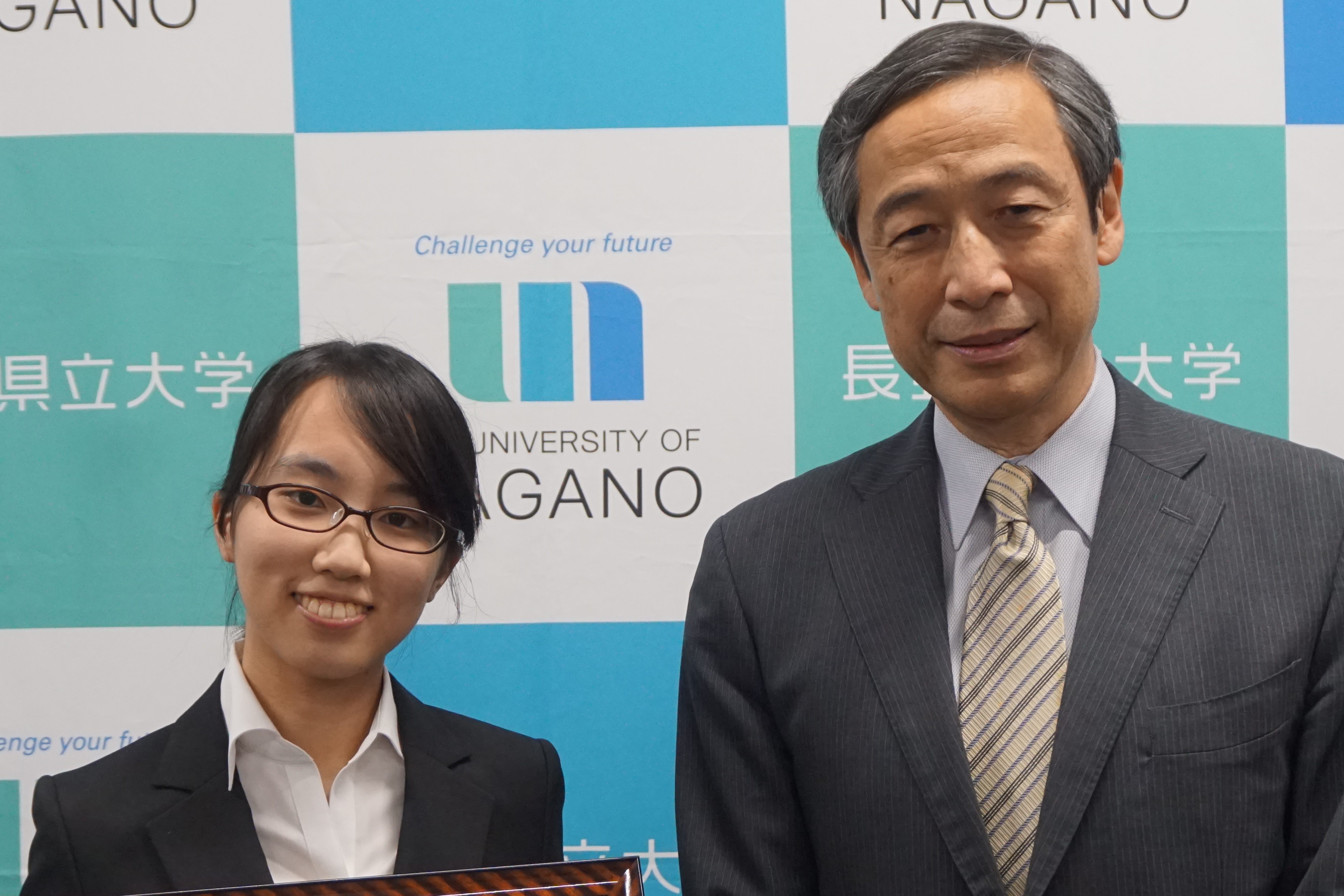 学長表彰の様子
