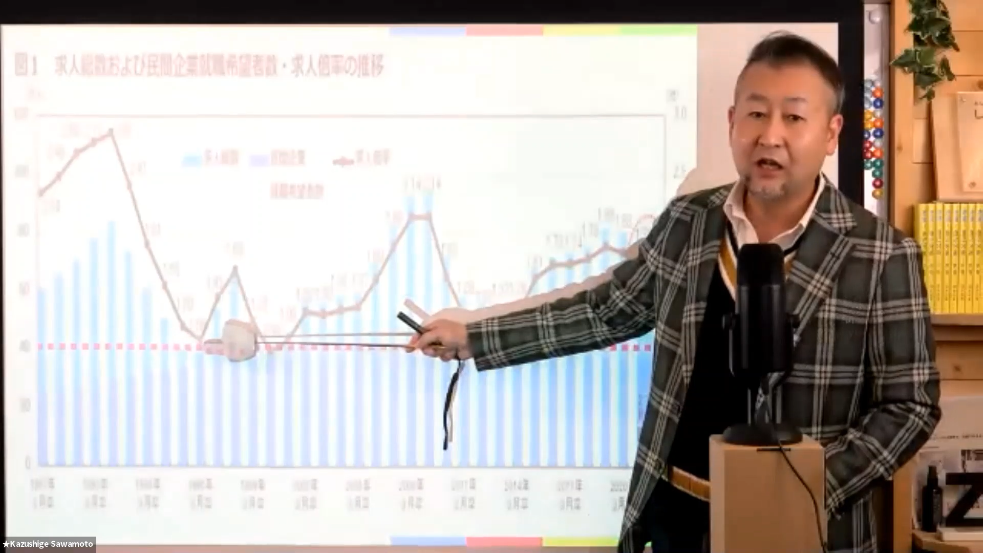澤本講師によるレクチャーの様子です。