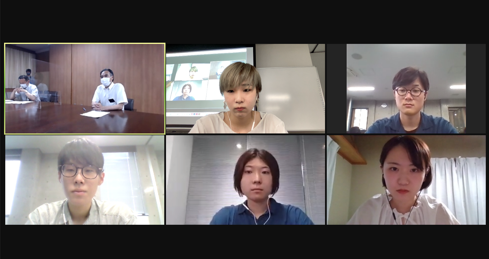 知事との懇談の様子