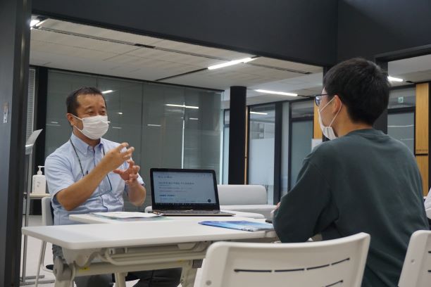 教員相談コーナーの様子