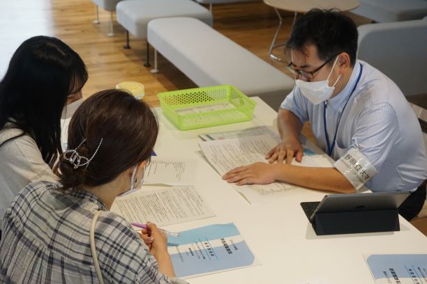 総合相談コーナーの様子