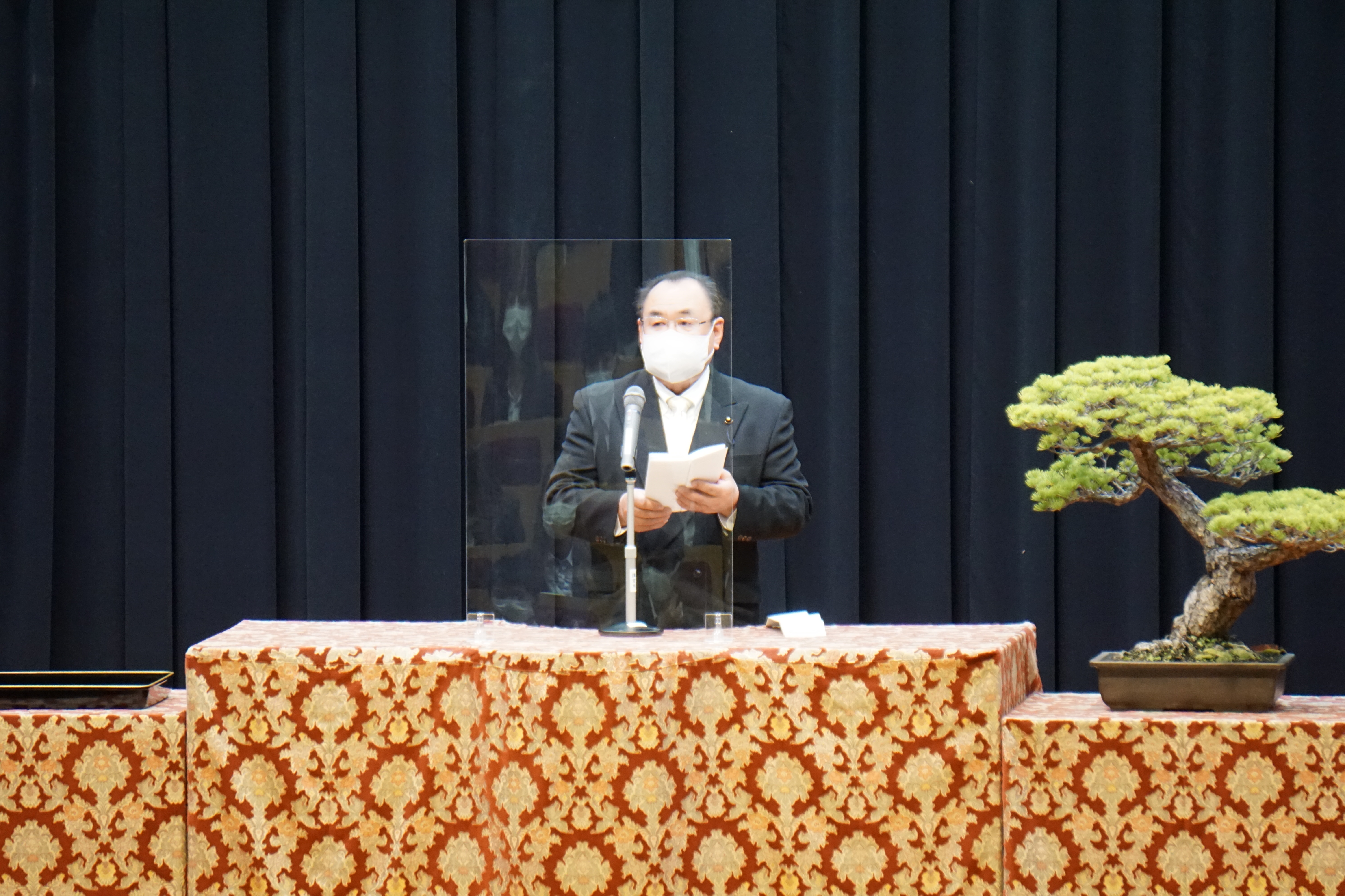 丸山栄一長野県議会議長による祝辞