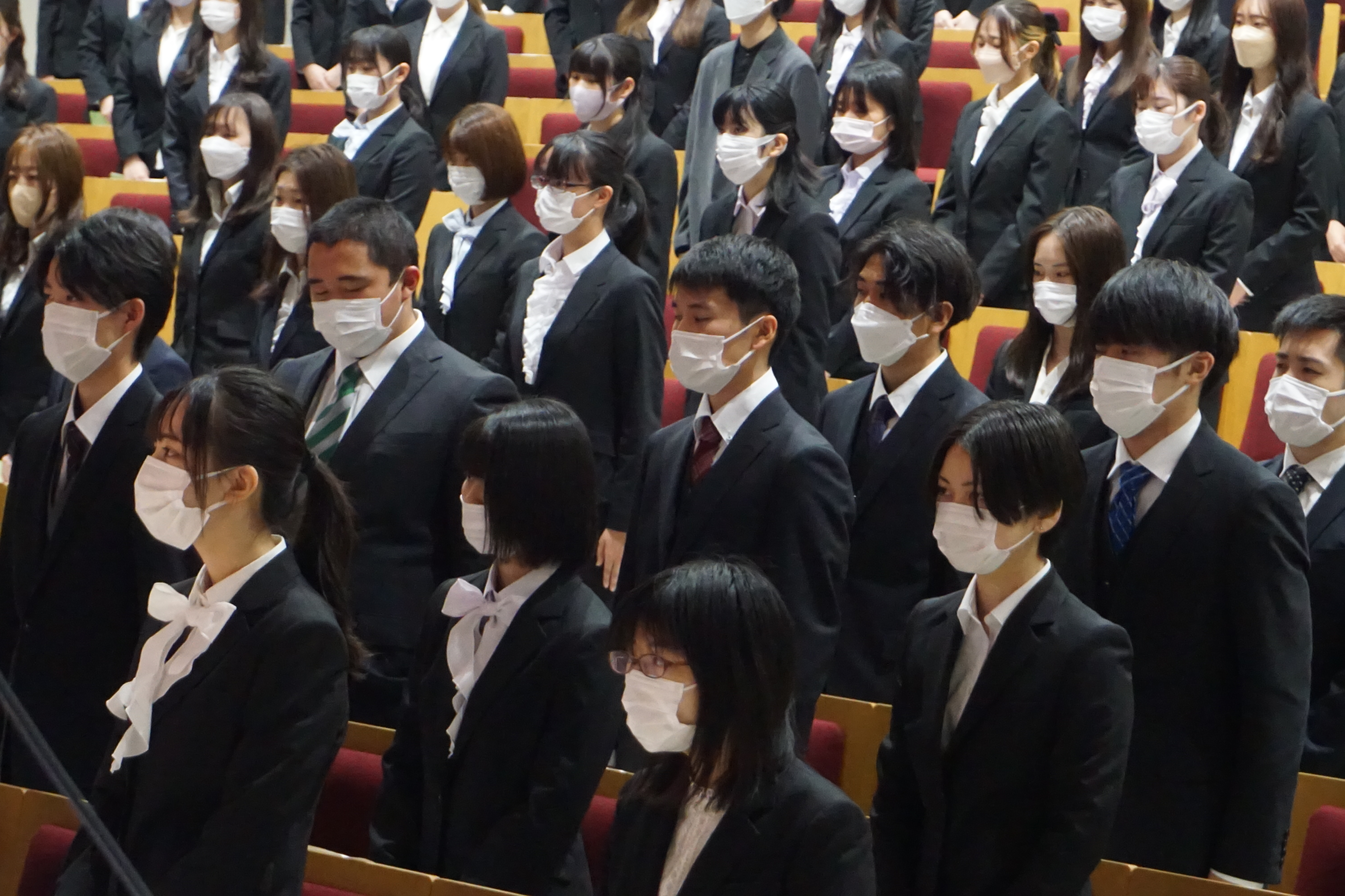 新入生宣誓の様子
