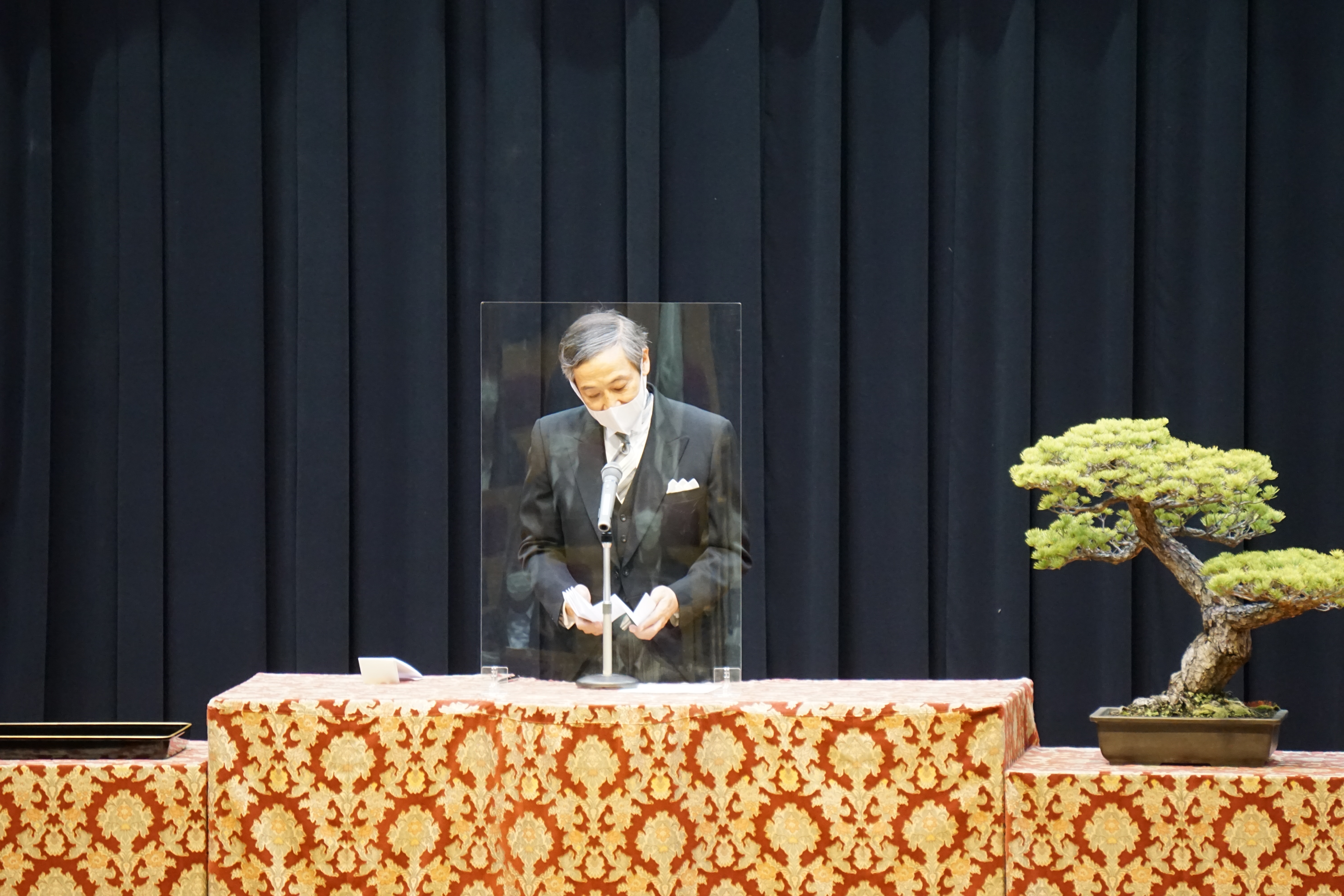 金田一学長式辞