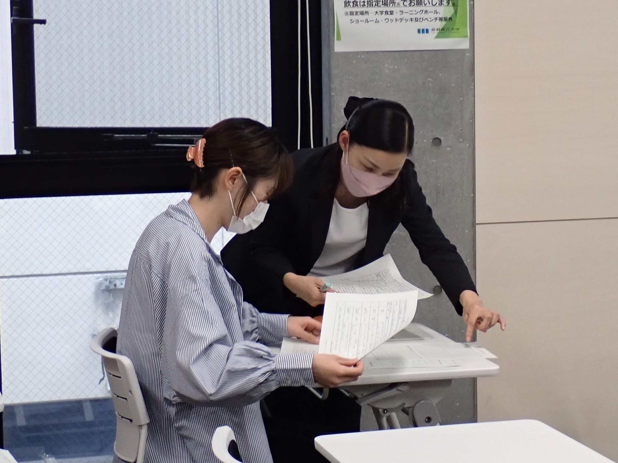 個別添削の様子です