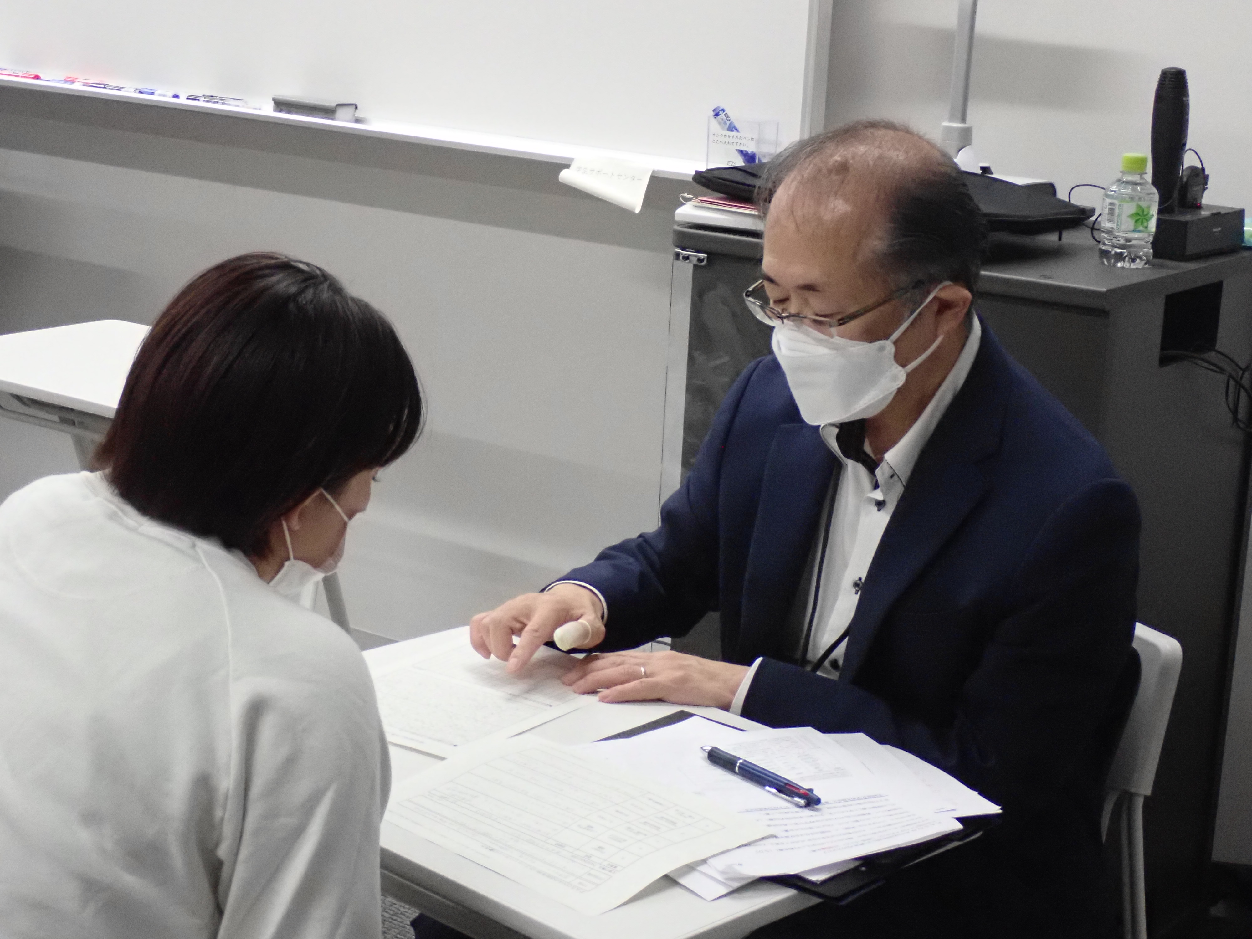 個別添削の様子です