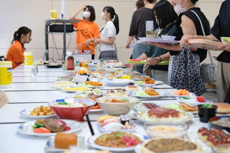 SATシステム体験コーナーの様子