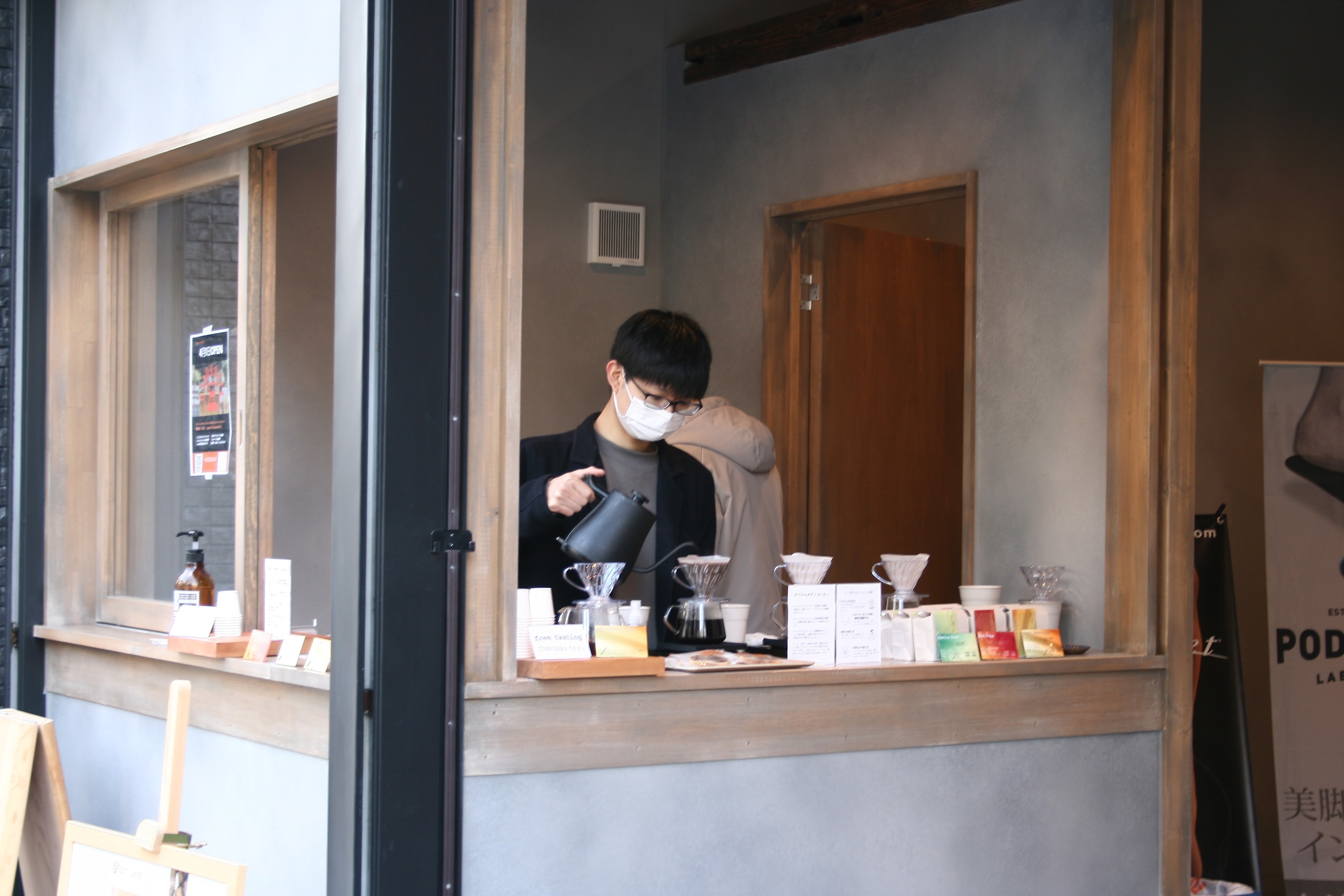 出店した店舗の様子