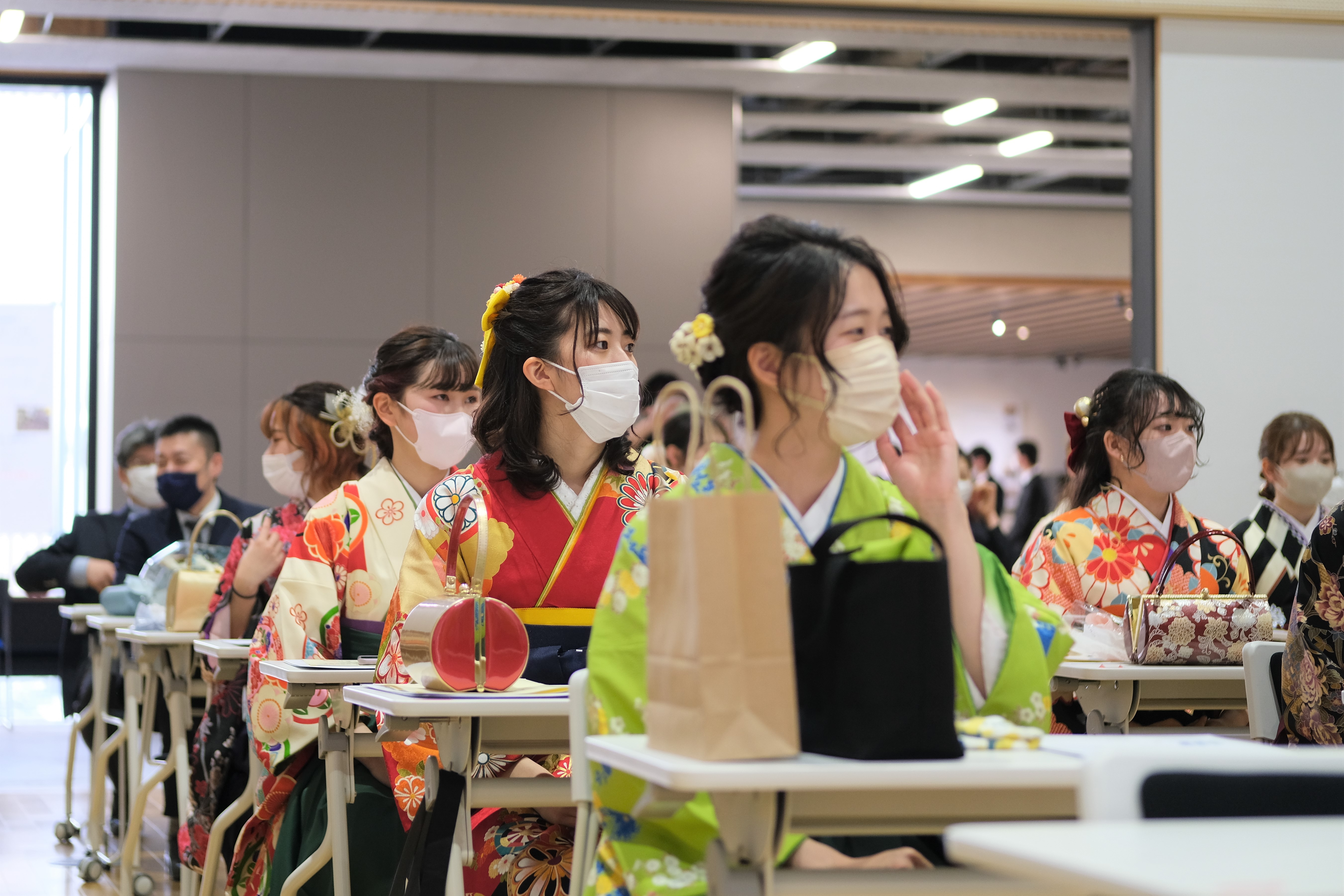 学生企画の謝恩会の様子