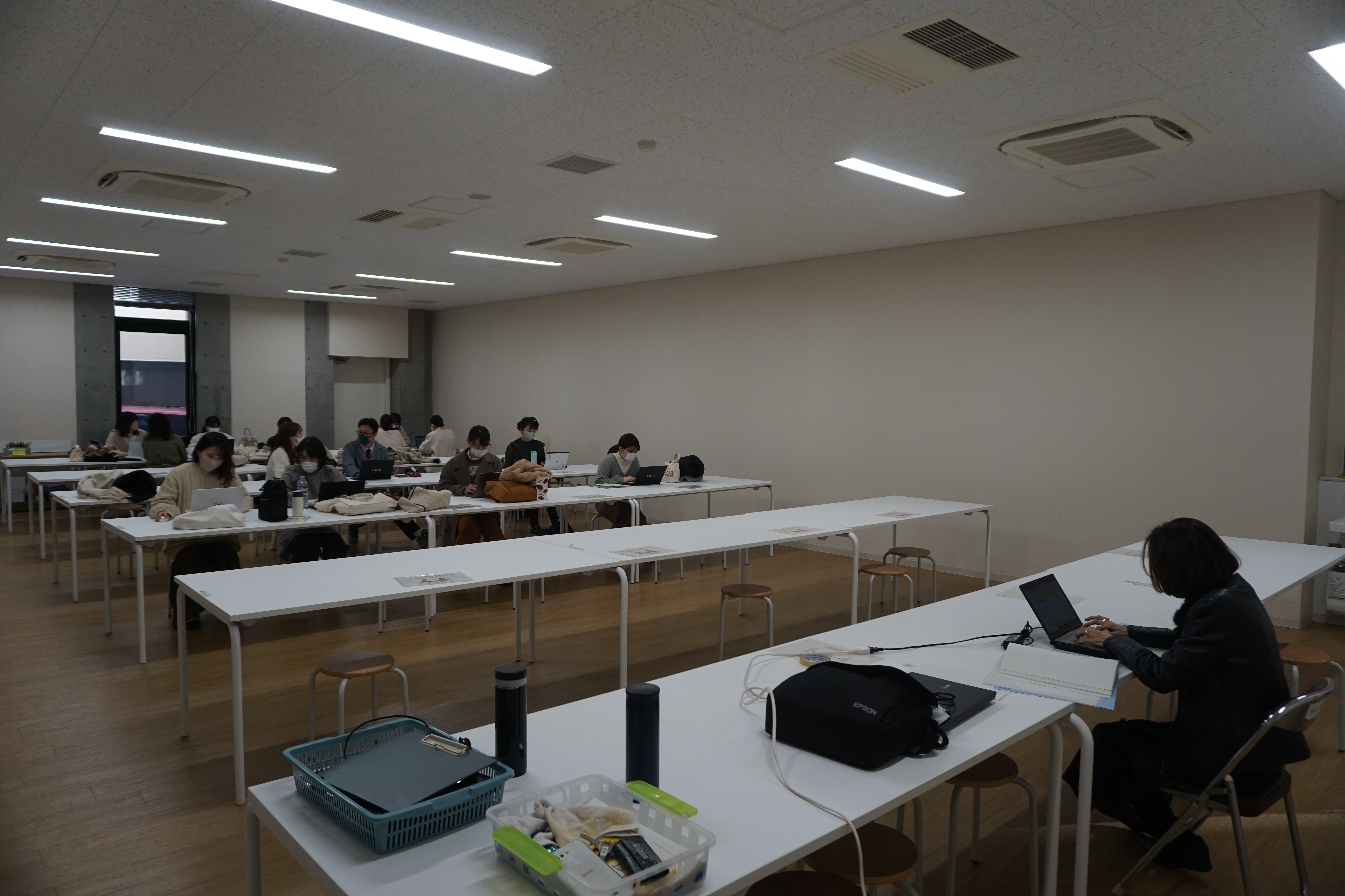 給食経営管理実習Ⅱの授業の様子
