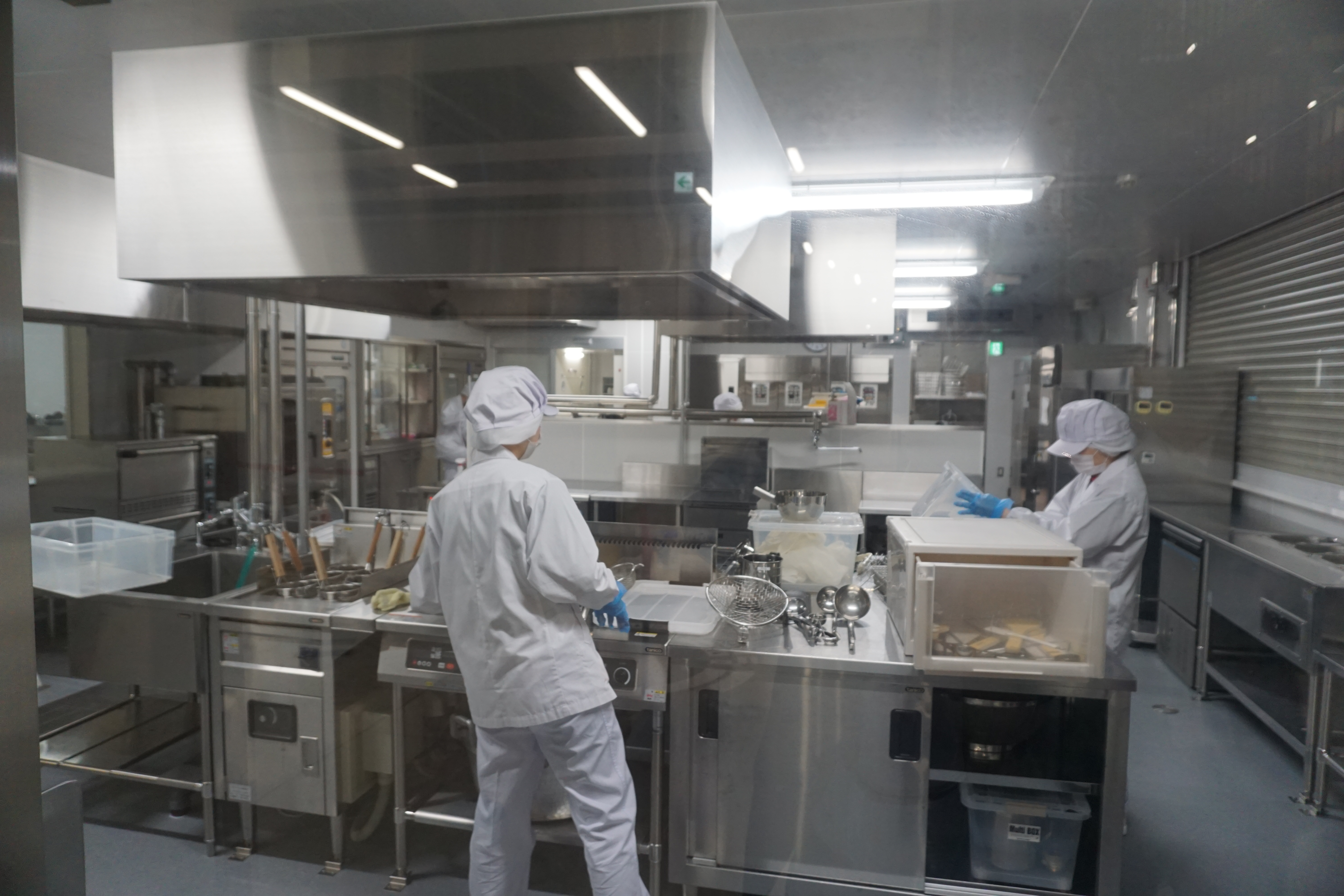 給食経営管理実習Ⅱの授業の様子
