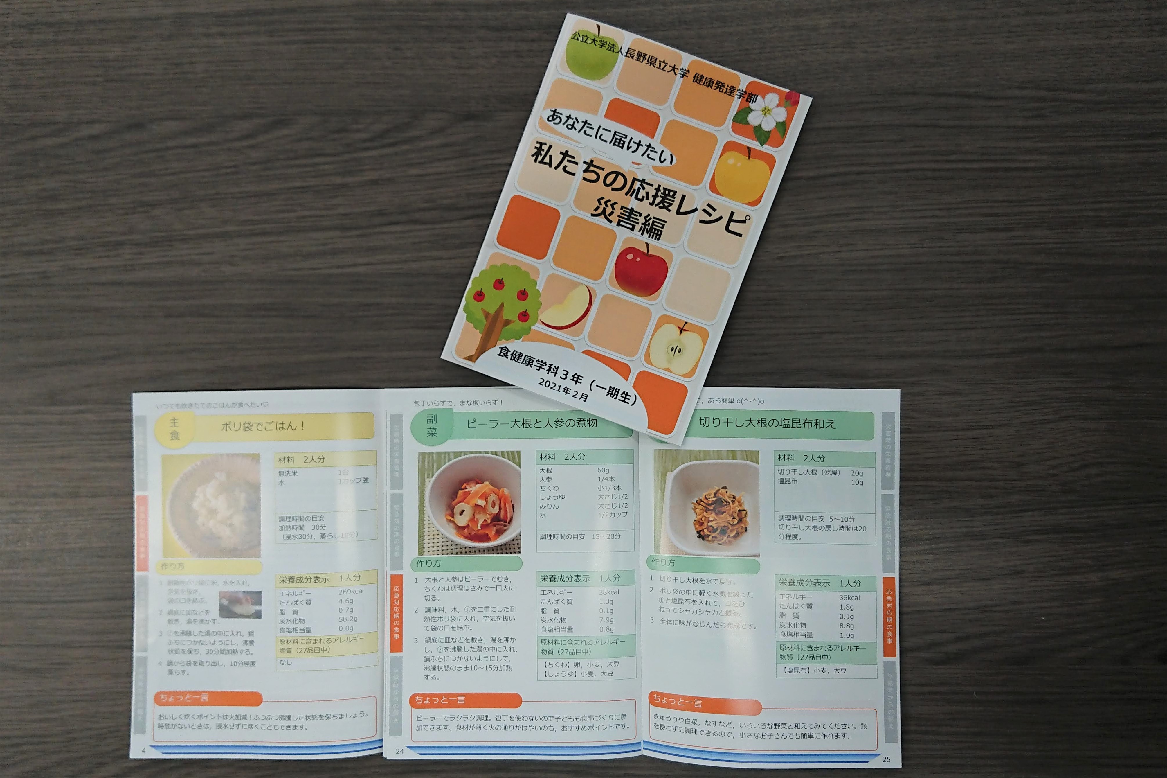 完成したレシピ集