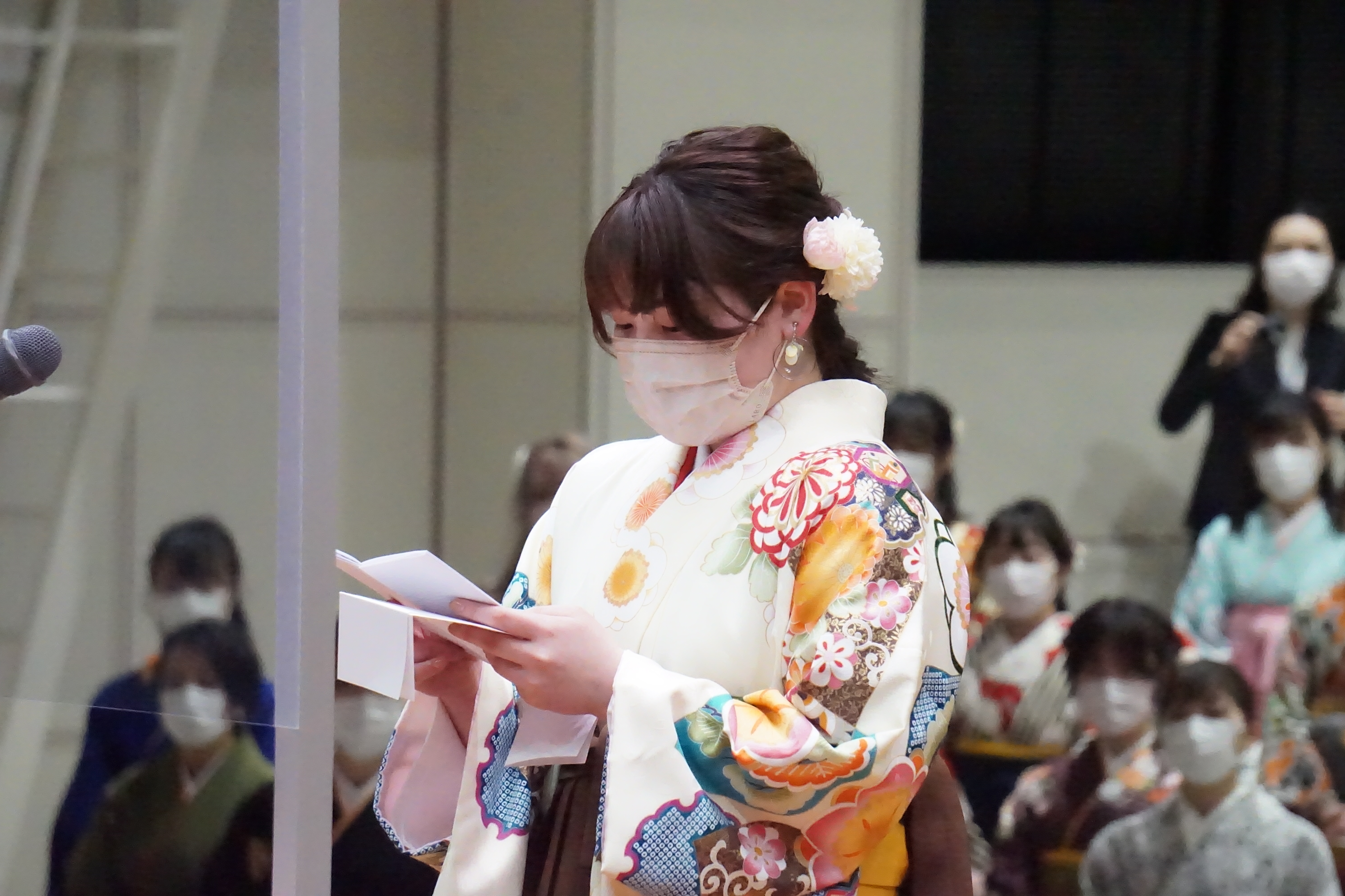 卒業生のことばの様子